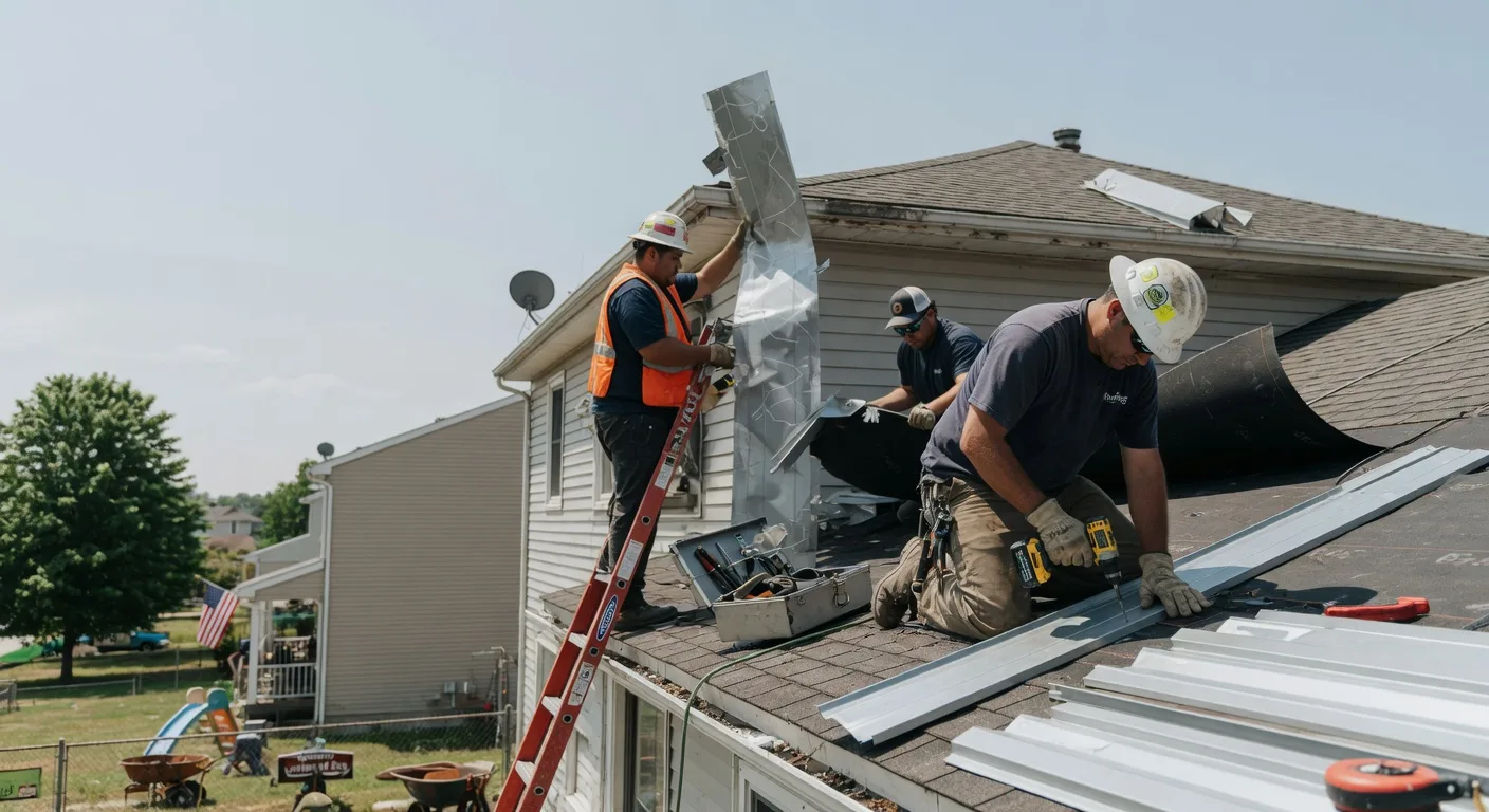 Storm Damage Metal Roof Repair in Kinzers, PA
